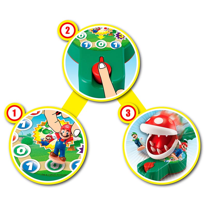 Jogo de Tabuleiro – Planta Piranha – Super Mario – Fuga – 2 a 4