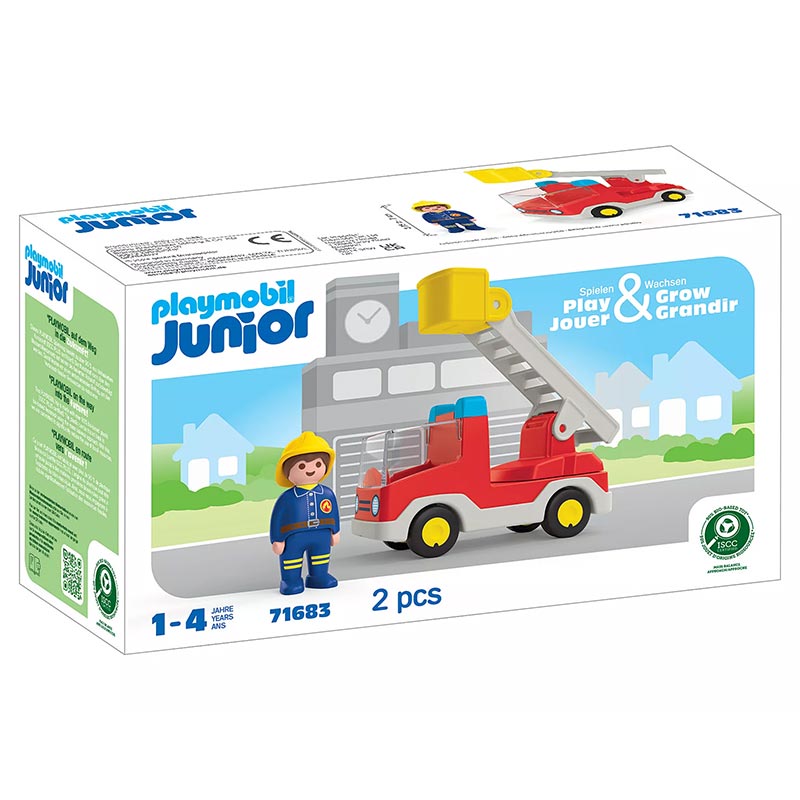 Playmobil Junior camião de bombeiro