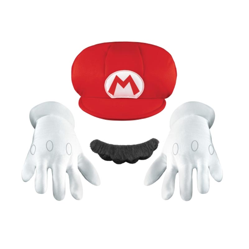 Disfarce Infantil Acc Nintendo Super Mario Kit