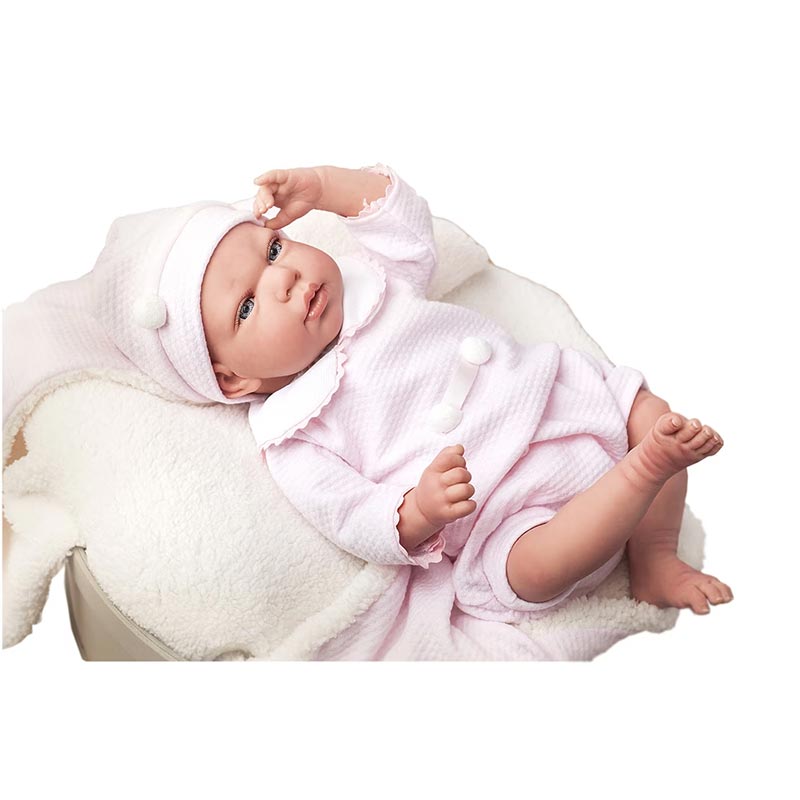 Comprar Bebé Reborn Raquel 40cm com manta e peluche de Arias