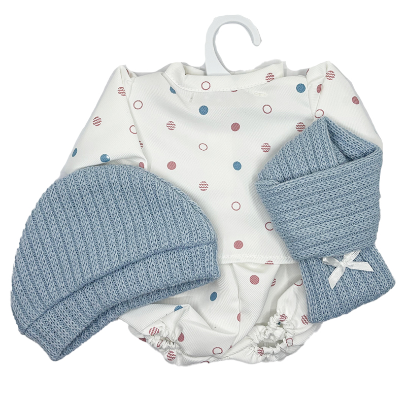 Roupa sortida Elegance para boneca bebé de 33 cm