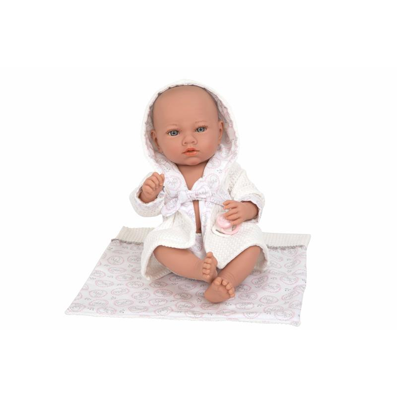 Boneca bebé Elegance Aria 38 cm branco com manta