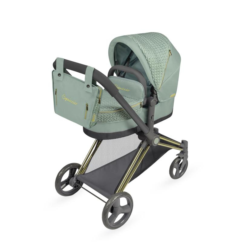 Carro de bonecas 3x1 dobrável Capriccio
