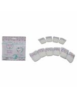 Conjunto de 10 fraldas para bonecas bebé
