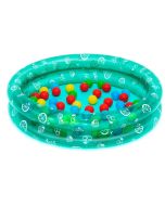 Piscina infantil com bolas de cores Φ91 x 20 cm