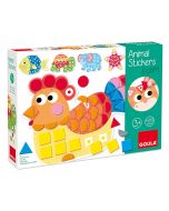 Jogo pré-escolar animal stickers