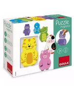 Puzzle madeira magnético intercambiável