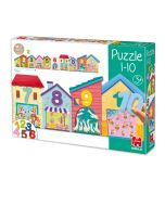 Puzzle Madeira casas do 1 ao 10