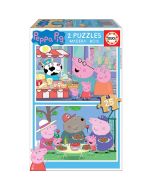 Educa Puzzle Madeira 2x25 Peppa Pig