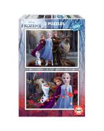 Educa Puzzle 2x100 Frozen II