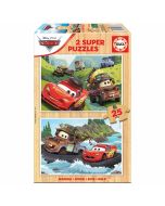 Educa puzzle madeira 2x25 Cars