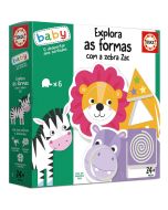 Educa explora as formas com a zebra Zac