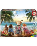 Educa puzzle 1000 cães na praia