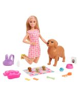 Boneca Barbie cachorros recém nascidos