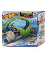 Pista Hot Wheels City ataque do crocodilo