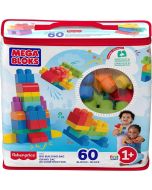Mega Bloks mega bolsa 60 peças azul
