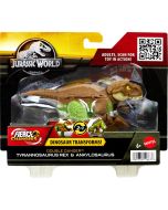 Jurassic World dino Tyrannosaurus a Ankylosaurus