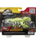 Jurassic World dino Tyrannosaurus a Ankylosaurus