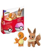Mega Bloks Pokémon 2 pokeballs Eevee & Charmander