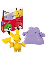 Mega Bloks Pokémon 2 pokeballs Pikachu & Ditto