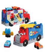 Mega Blocks camião de corrida e construção