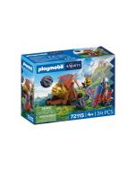 Playmobil Knights canhão de fogo cavaleiros leão