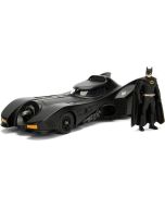 Jada Batmóvil carro metal 1:32 1989 com figura
