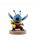 Stitch figuras Yume Hero Box com fato do espaço