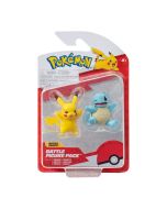 Pokémon Figuras Combate Squirtle e Pikachu