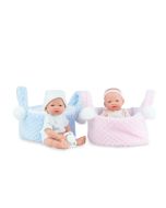 Boneca Bebé 21 cm Mini Goluseimas em cesto