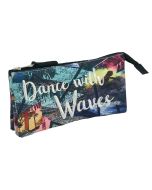 Estojo triplo Dance With Waves 22x12x5cm