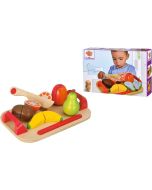 Eichhorn tabela de madeira frutas 12 peças