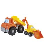 Camião com retroescavadora 37 cm