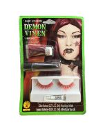 Conjunto acessórios vampira vermelha