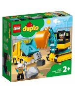 Lego Duplo Camião e Escavadora de Lagartas