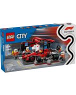 Lego City F1 Boxe equipa mecânicos Ferrari