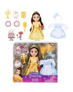 Princesas Disney Bela 15 cm vestido e acessórios