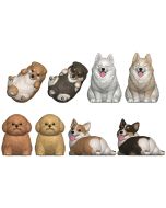 Shokugan figuras surpresa Mocchiri Kororin cães