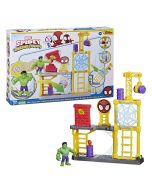 Spidey and Friends parque de bombeiros do Hulk