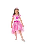Disfraz Barbie Princess com acessórios infantil