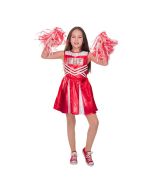Disfarce cheerleader bolsa infantil