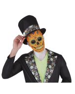 Máscara luxo caveira Catrina