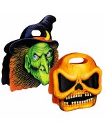 Bolsa porta doces caveira e bruxa