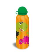 Cantil Aluminio Crazy Dino 500ml laranja