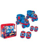 Set de patins e proteções Spiderman