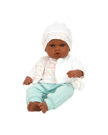 Boneca bebé Elegance 33 cm mulato mecanismo choro