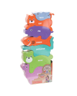 Puzzle empilhável dos animais