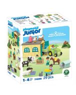 Playmobil Junior aventura na quinta com trator