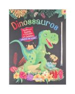 Dinossauros - Desenhos para raspar e colorir