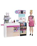 Barbie boneca e o seu café